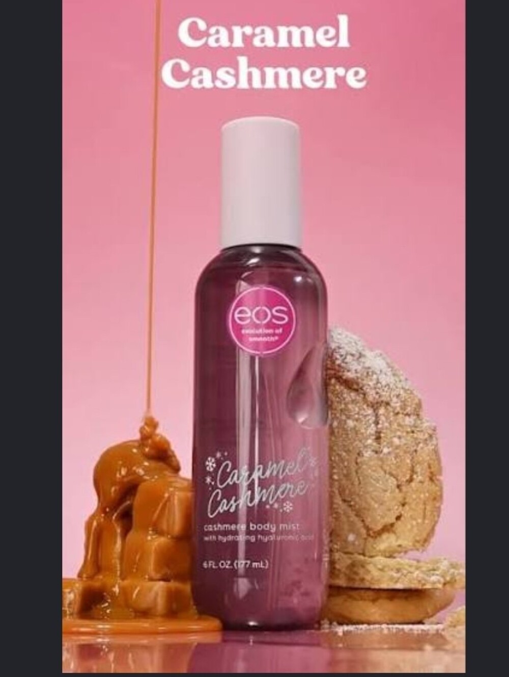 eos Caramel Cashmere Body Mist